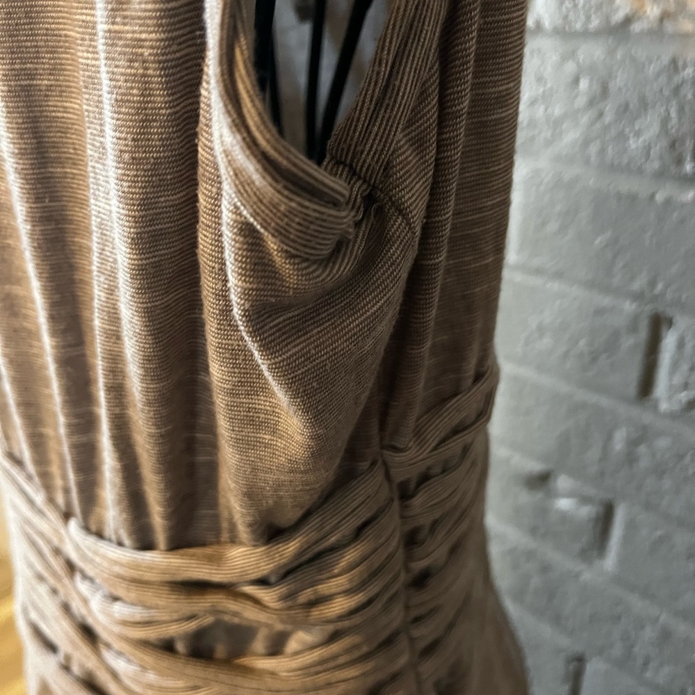 Max Studio Light Gray Flattering Tshirt Dress - image 4